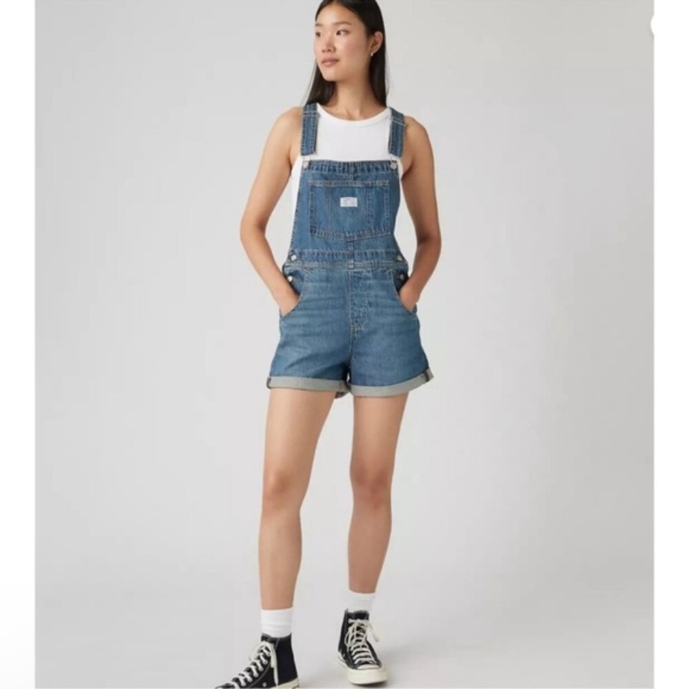 Levi's Denim Overalls Blue Size M